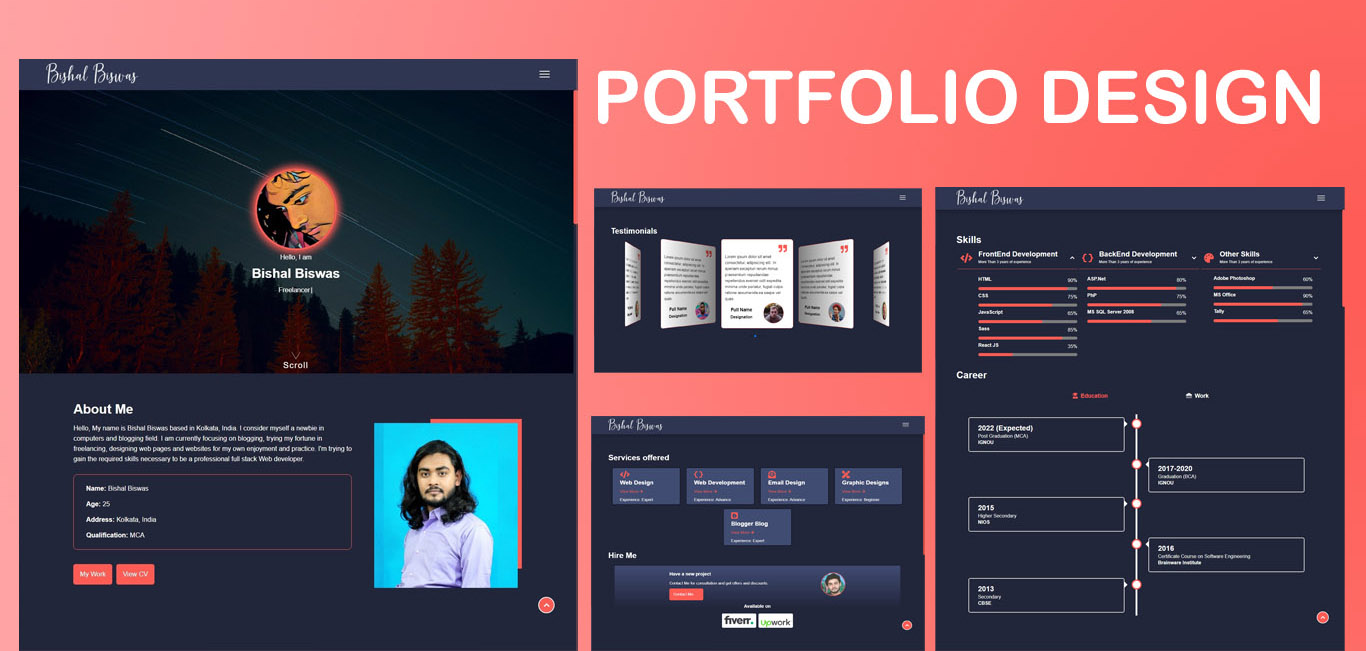 Portfolio of Bishal Biswas